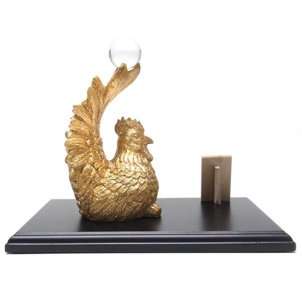 干支の置物 酉年 水晶招福鳥 金の鳥 : 仏像と縁起物の専門店 龍祥本舗