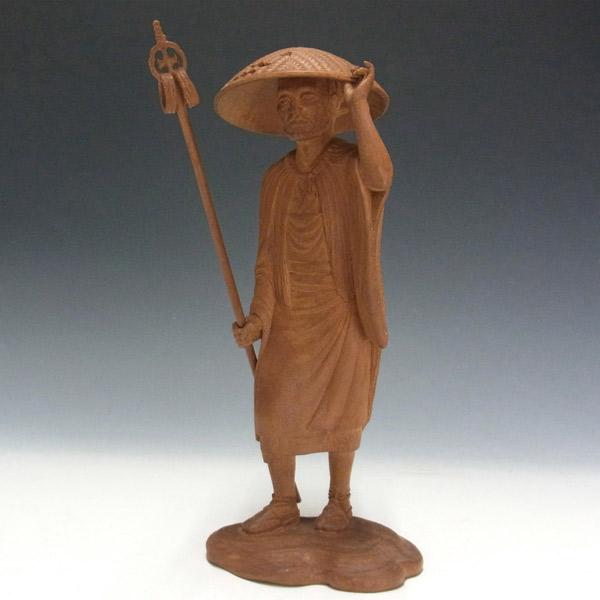 アンティーク木製 彫刻 人物像 約20cm 木製仏像風彫刻 約20cm - メルカリ