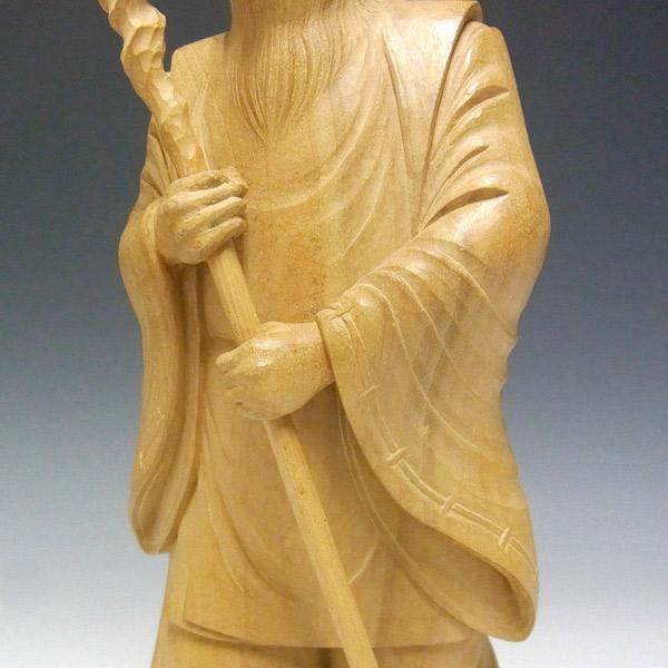 サイ　木彫　頭像　大型 猿田彦大神 高さ30cm 楠製 木彫り 仏像 日本仏師作品 : 仏像と