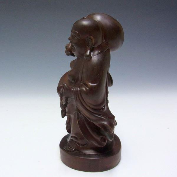 木彫り布袋様 仏像 布袋様 小売業者 木彫り 木製彫刻 七福神 布袋 様 布袋さま置物