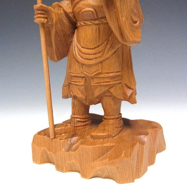 毘沙門天 木曽桧 木彫り 仏像 日本仏師作品 毘沙門天 木曽桧 木彫り 仏像 日本仏師作品