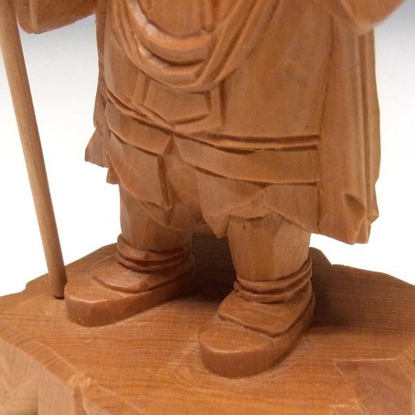 毘沙門天 16cm 木曽桧 木彫り 仏像 日本仏師作品｜ryusho｜15