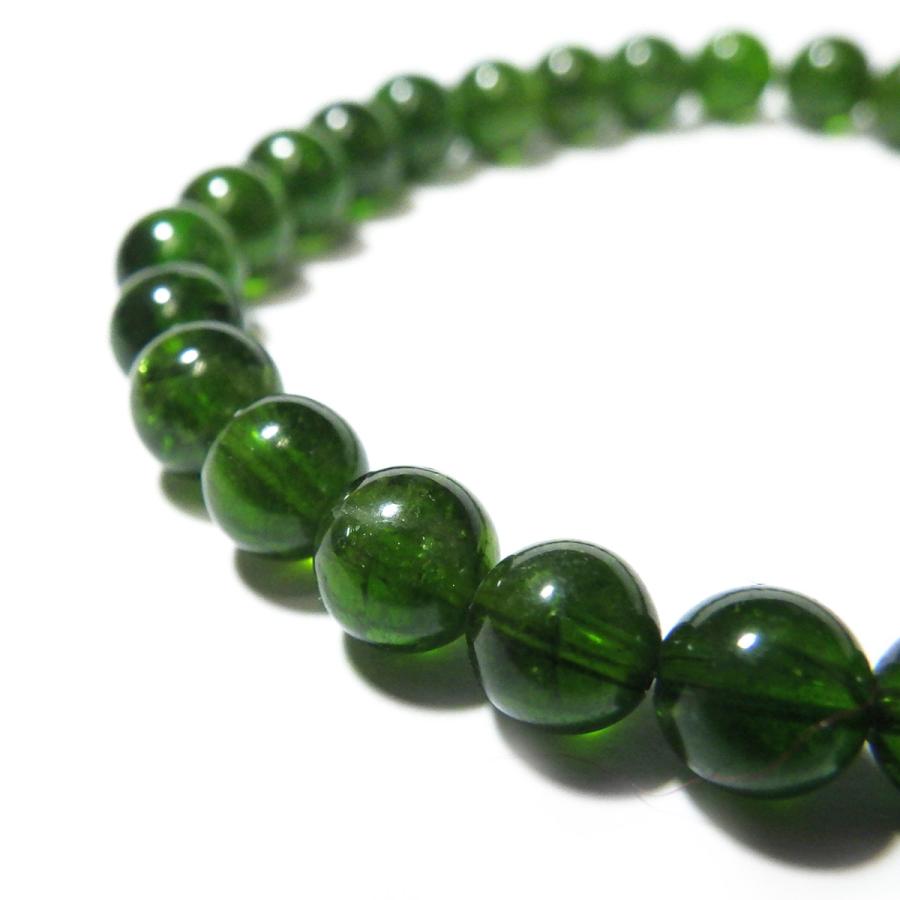 クロムダイオプサイト(クロムダイオプサイド) ブレスレット ロシア産