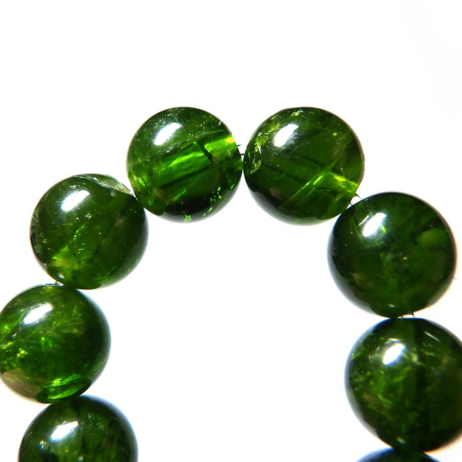 クロムダイオプサイト(クロムダイオプサイド) ブレスレット ロシア産