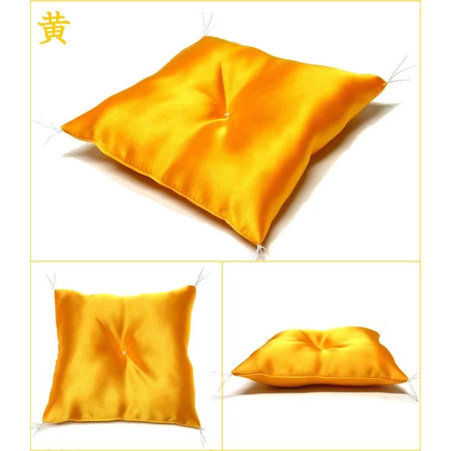 ミニ座布団 置物用 サテン ハンドメイド ミニチュア ミニ座布団 サテン 10cm角 2枚セット 置物用 その他インテリア