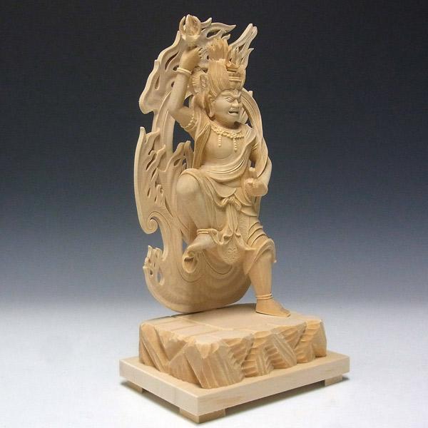 蔵王権現 立像 高さ31cm 桧製 木彫り 仏像 : 仏像と縁起物の専門店 龍