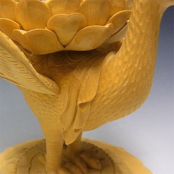 孔雀明王像 高さ33cm 榧製 木彫り 仏像 : 仏像と縁起物の専門店 龍祥