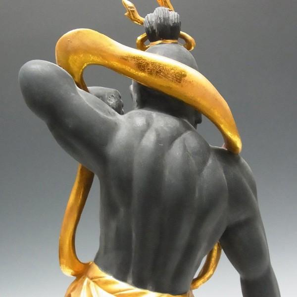 古色仁王像 金剛力士像 高さ57cm 楠製 木彫り 仏像 : 仏像と