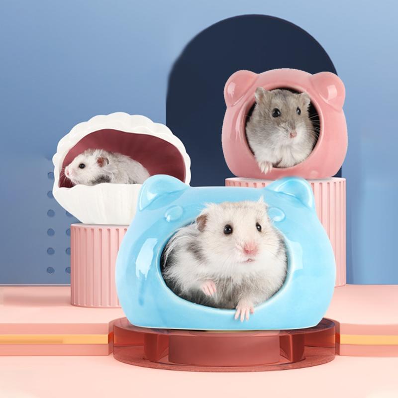 ハムスター用のお家 ハムスターハウス 木製 ハウス お家 小屋 隠れ家 ハムスター用