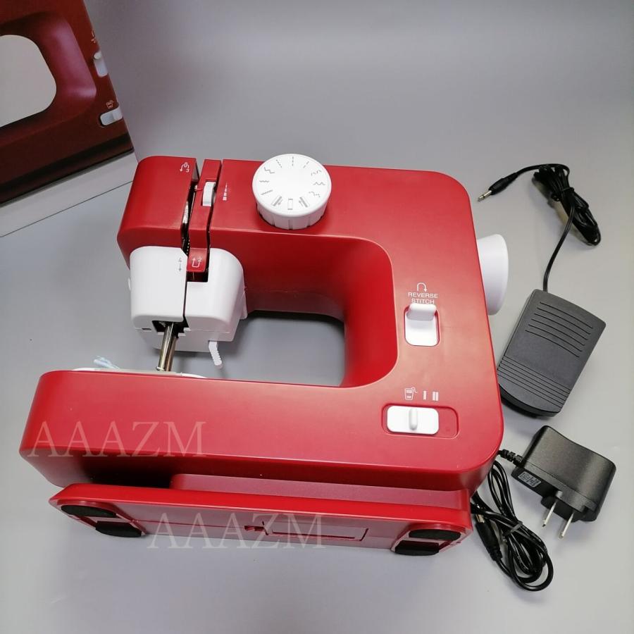 AAAZM 電動ミシン 糸 針 家庭用 台 初心者 安い 小型 縫製 本体 自宅