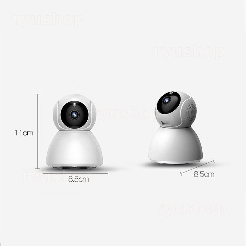 防犯カメラ 家庭用 ワイヤレス wifi対応 小型 スマホ連動 ドーム