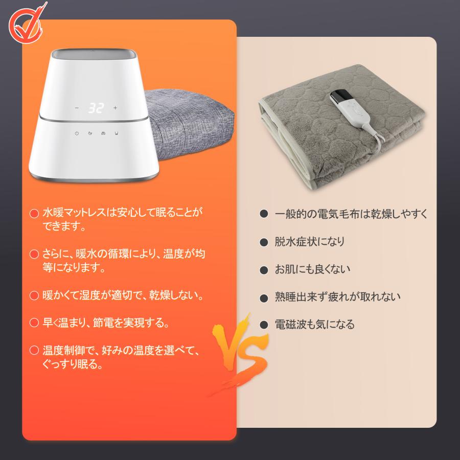 温水マットレス 温水循環マットレス 水循環マットレス10-65℃温度調節