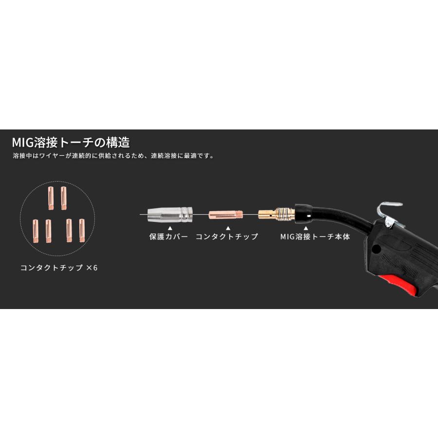 半自動溶接機 1台3役対応 ノンガス MIG / アーク溶接 LIFT TIG 電気