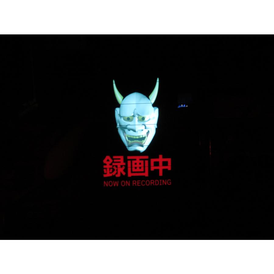 ELパネル 煽り防止 般若 吸盤 ドライブレコーダー 録画中 煽り運転