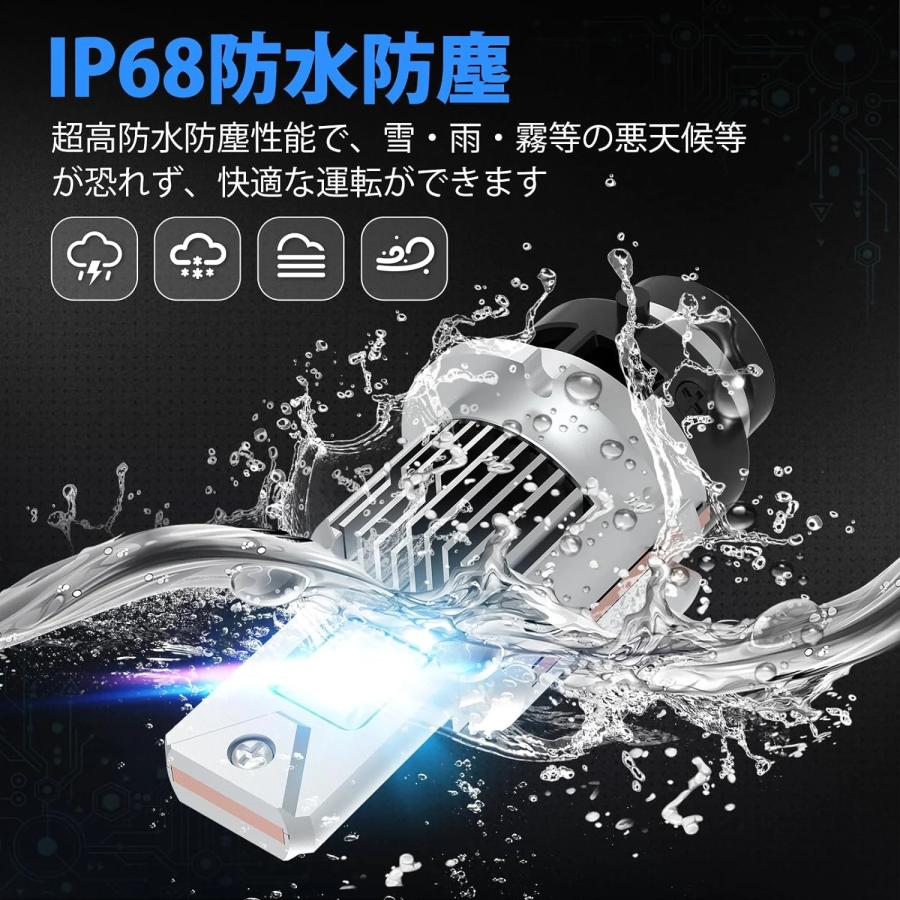 HIDより明るい LEDヘッドライト D2S D2R 兼用 6500K 35W 16000lm 12V