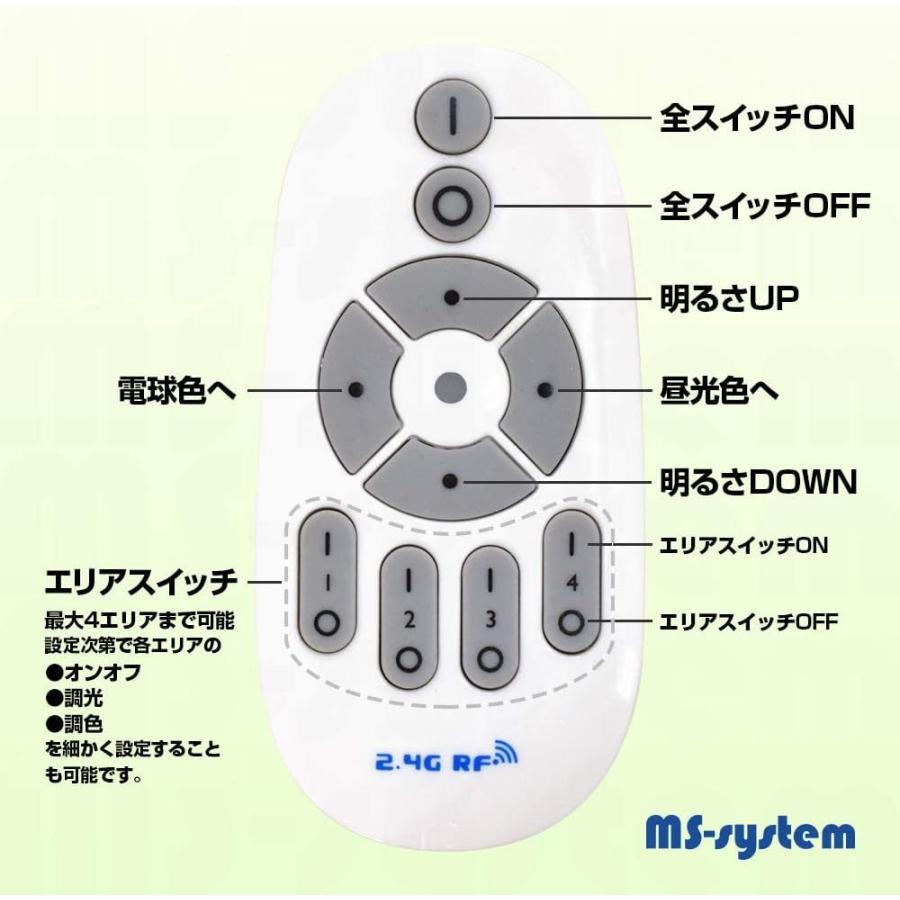 エコピカLUMI*R LED蛍光灯 リモコン式 調光調色 120cm×2
