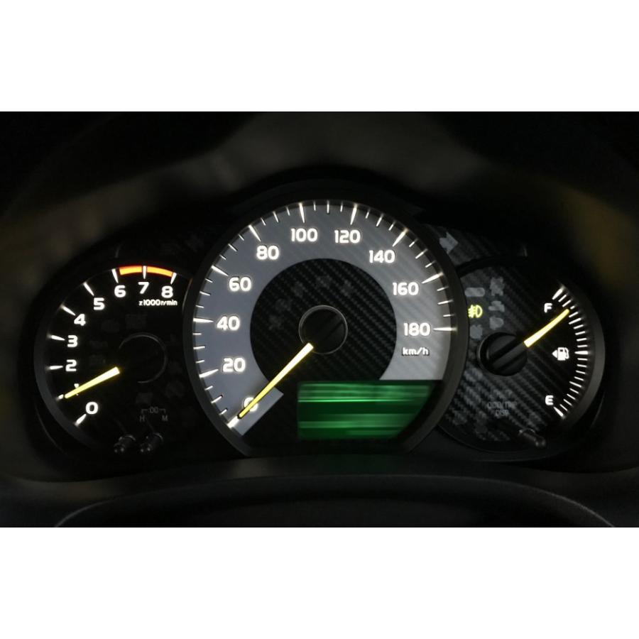 メーターパネル ヴィッツ 黒 カーボン 黒白 DBA NSP130 Vitz 銀 RS G's