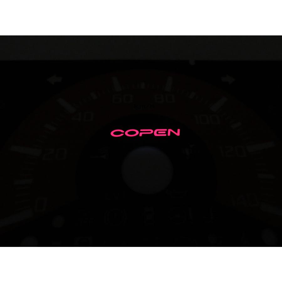New LA400K メーターパネル 黒×赤 Copenロゴ光る インバーター有り AT