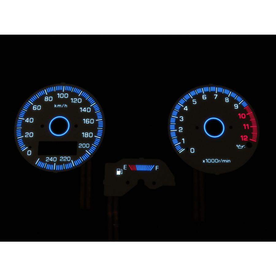 ELメーター XJR1300 98-02 白 ホワイト 180km用 260km表示 台湾製