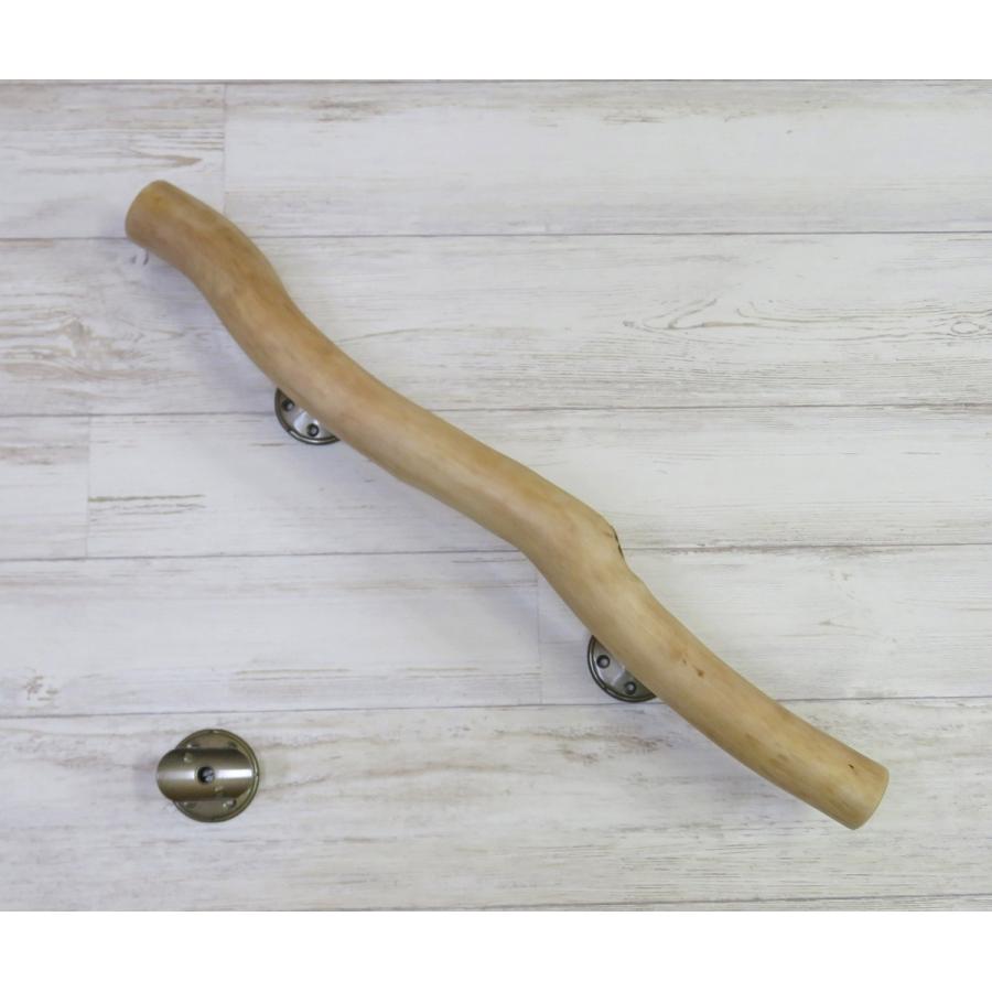 流木 インテリア 手すり 取っ手 H1556 流木ハンドル ドアノブ 長さ49 5cm 中央太さ3 7 3 8cm 自然が育んだ流木 一点もの 硬質素材 金具固定出荷 H1556 流木アートのアトリエ ヤフー店 通販 Yahoo ショッピング