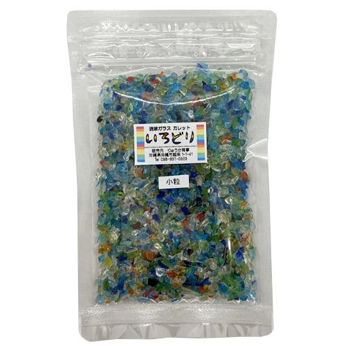 メール便（ネコポス）発送商品  いろどり　小粒　琉球ガラスのかけら　カレット　100ｇ｜ryuuka｜03