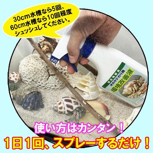 オカヤドカリ飼育セット　サンゴ砂10kg・海水500ml・サトウキビ・改善液330cc |  | 12