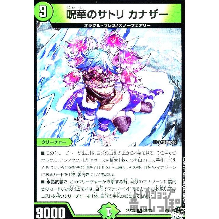 呪華のサトリ カナザー(R)(25・74)/自然 デュエルマスターズ : トレカ