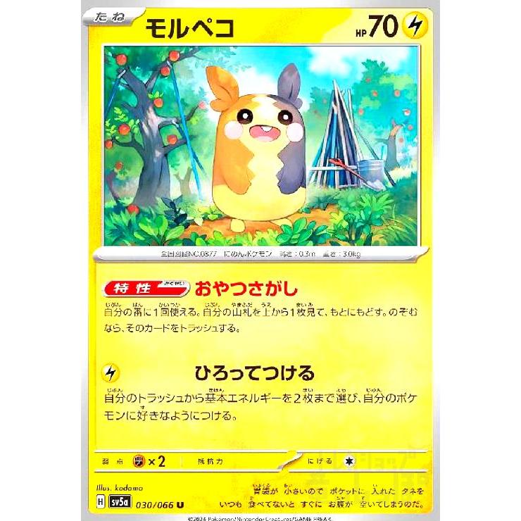 モルペコ(おやつさがし/ひろってつける) ポケモンカード : トレカ