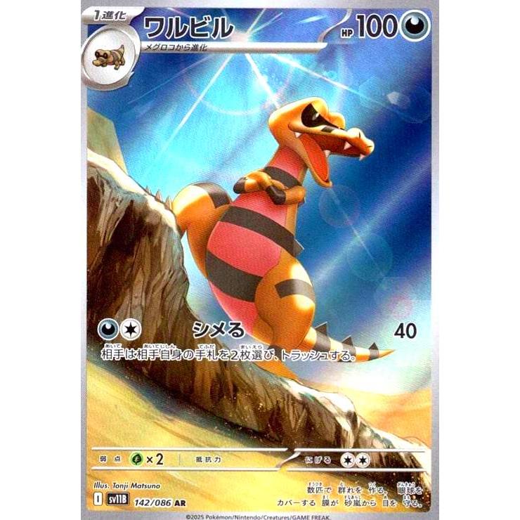 ワルビル(142/086 AR) ポケモンカード : トレカショップ竜のしっぽ