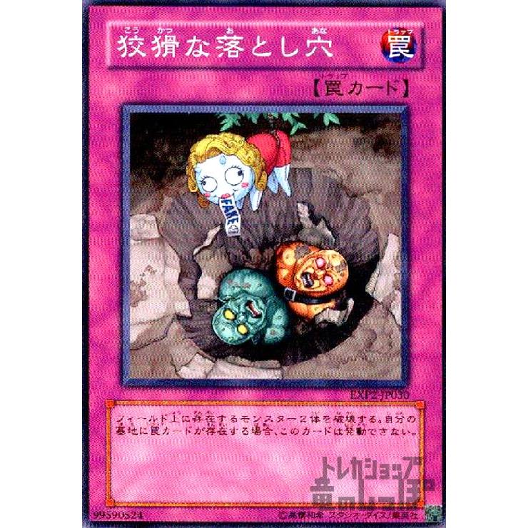 狡猾な落とし穴(高価N)/罠カ06-9 遊戯王 : トレカショップ竜のしっぽ