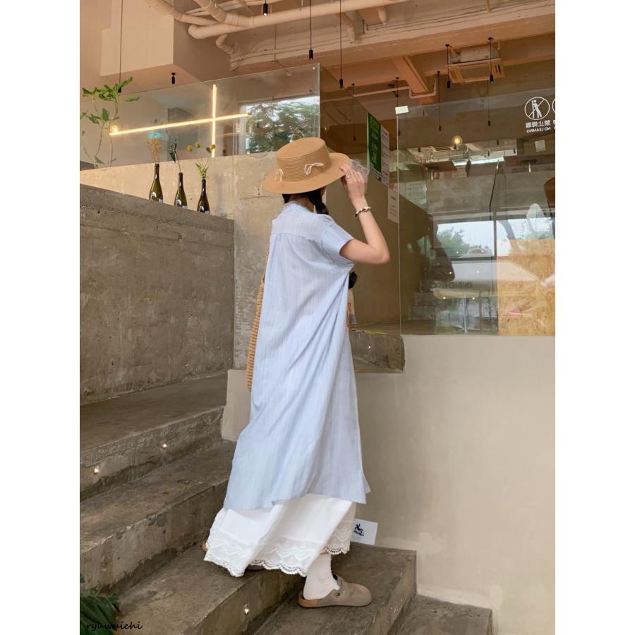 夏にぴったり♪韓国半袖チェック柄ひざ丈ワンピースで女子会コーデ！ y779084.jpg