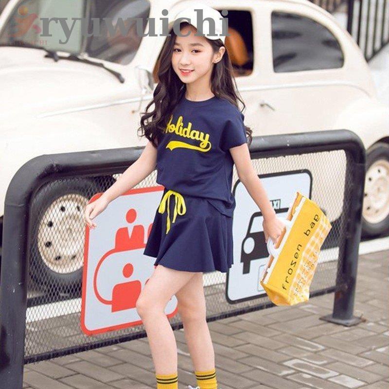 韓国子供服 女の子 入学式 発表会 夏装2点上下セット セットアップ