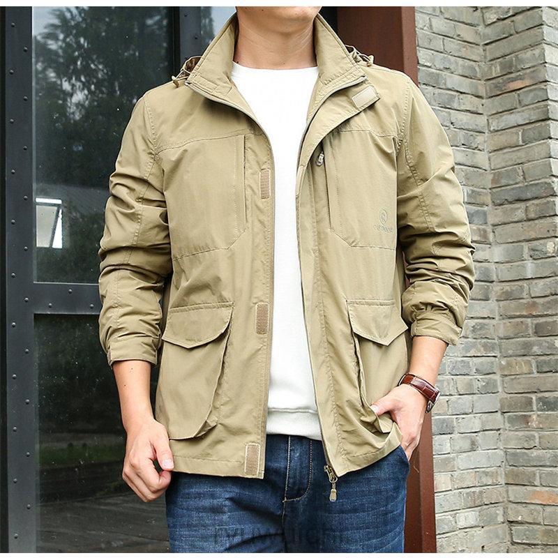 マウンテンパーカー メンズ レディース フード付き パーカー 男女兼用 ジャケット  ミリタリージャケット 撥水 キャンプ 登山 春秋 | ブランド登録なし | 12