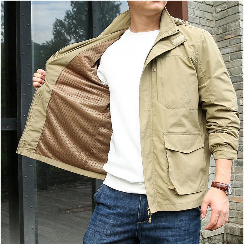 マウンテンパーカー メンズ レディース フード付き パーカー 男女兼用 ジャケット  ミリタリージャケット 撥水 キャンプ 登山 春秋 | ブランド登録なし | 13