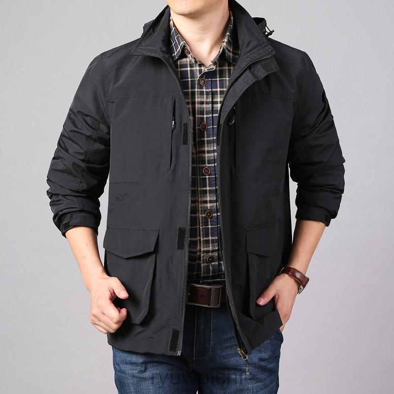 マウンテンパーカー メンズ レディース フード付き パーカー 男女兼用 ジャケット  ミリタリージャケット 撥水 キャンプ 登山 春秋 | ブランド登録なし | 01