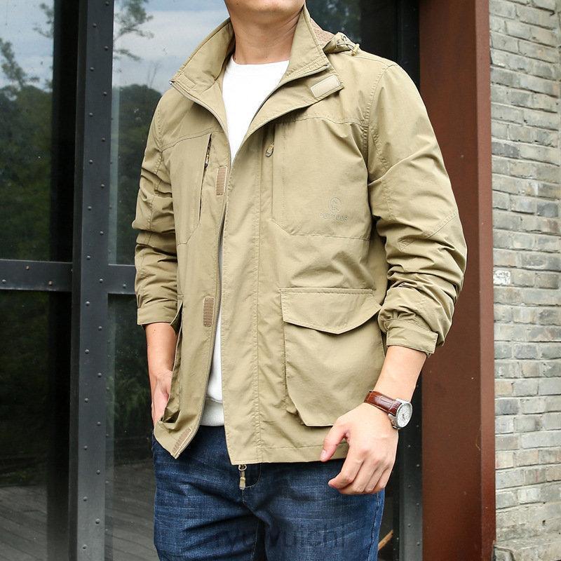 マウンテンパーカー メンズ レディース フード付き パーカー 男女兼用 ジャケット  ミリタリージャケット 撥水 キャンプ 登山 春秋 | ブランド登録なし | 03