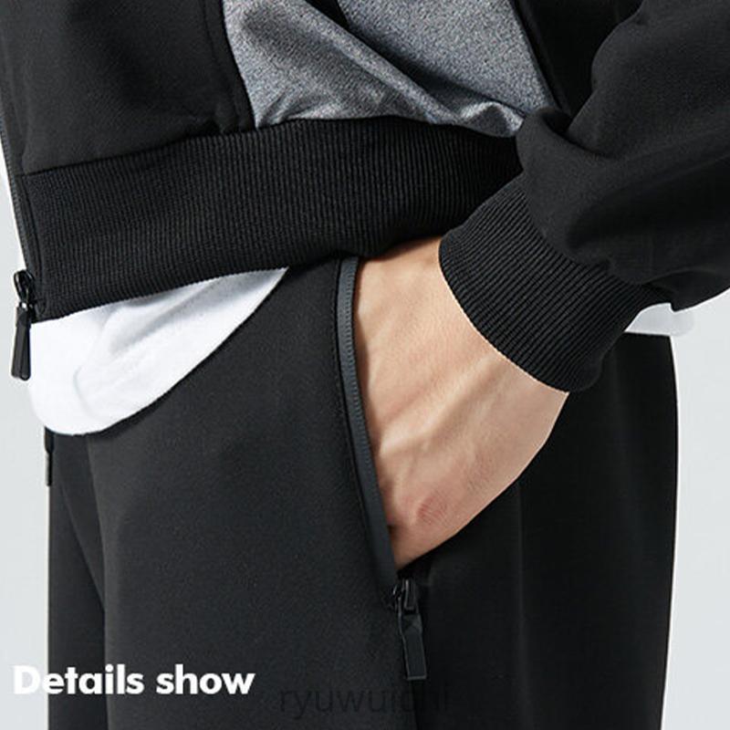 ジャージ メンズ 上下セット セットアップ 長袖 パーカー パンツ スポーツウェア ト ランニングウェア ルームウェア 部屋着ジムウェア 春夏秋 | ブランド登録なし | 17