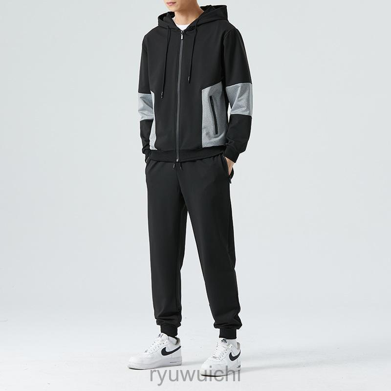 ジャージ メンズ 上下セット セットアップ 長袖 パーカー パンツ スポーツウェア ト ランニングウェア ルームウェア 部屋着ジムウェア 春夏秋 | ブランド登録なし | 08