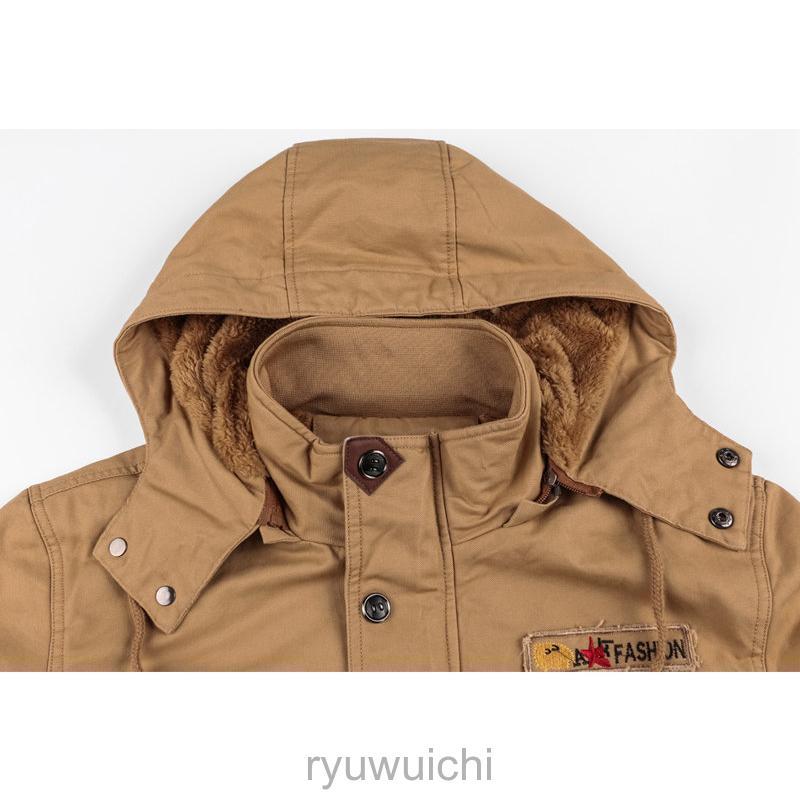 メンズ マウンテンジャケット 防寒 防水 撥水 防風 厚手 裏起毛 裏ボア マウンテンパーカー ミリタリージャケット キャンプ 登山 | ブランド登録なし | 12