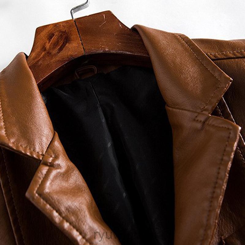 ライダースジャケット メンズ レザー ジャケット シングルライダースパーカー フード ジャージタイプ アウター バイク 革ジャケット 秋 冬 春 | ブランド登録なし | 09