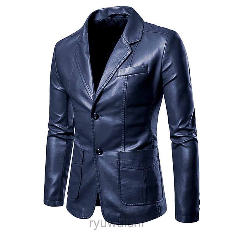 ライダースジャケット メンズ レザー ジャケット シングルライダースパーカー フード ジャージタイプ アウター バイク 革ジャケット 秋 冬 春 | ブランド登録なし | 08