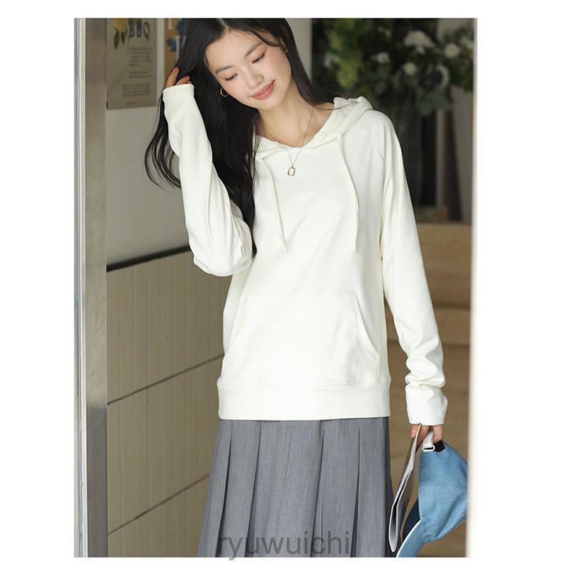 パーカー スウェットＴシャツ アウター レディース シンプル 長袖 厚手 暖かい 春秋 プルオーバー トップス フード付き  一部GJC | ブランド登録なし | 10