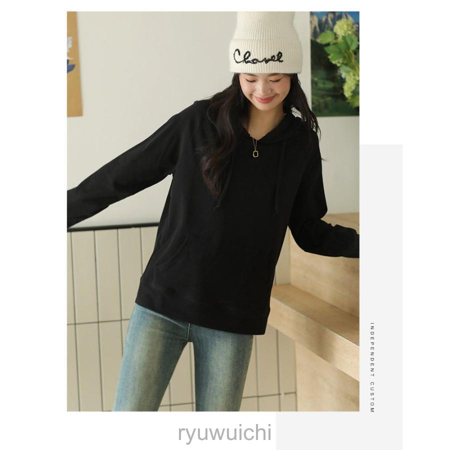 パーカー スウェットＴシャツ アウター レディース シンプル 長袖 厚手 暖かい 春秋 プルオーバー トップス フード付き  一部GJC | ブランド登録なし | 13