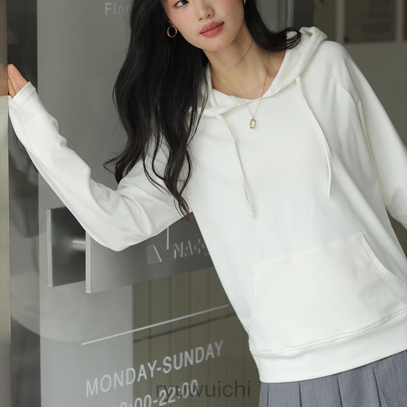 パーカー スウェットＴシャツ アウター レディース シンプル 長袖 厚手 暖かい 春秋 プルオーバー トップス フード付き  一部GJC | ブランド登録なし | 01