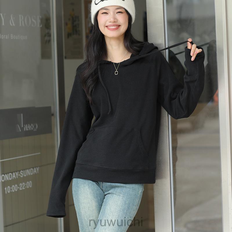 パーカー スウェットＴシャツ アウター レディース シンプル 長袖 厚手 暖かい 春秋 プルオーバー トップス フード付き  一部GJC | ブランド登録なし | 02