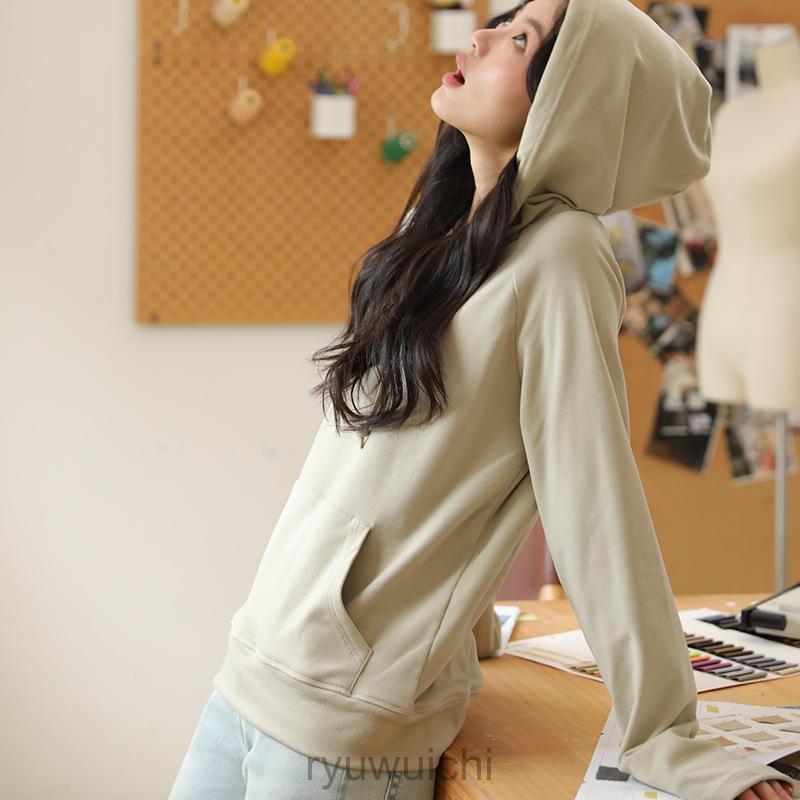 パーカー スウェットＴシャツ アウター レディース シンプル 長袖 厚手 暖かい 春秋 プルオーバー トップス フード付き  一部GJC | ブランド登録なし | 06