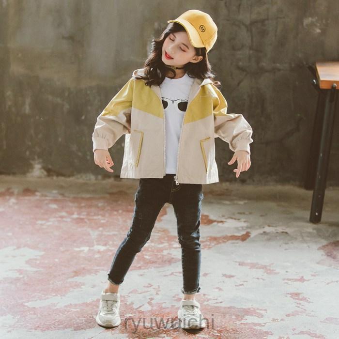 マウンテンパーカー 女の子 子供服 キッズ 子供 アウター ジャケット ウインドブレーカー コート 上着 防風 秋 春 | ブランド登録なし | 19