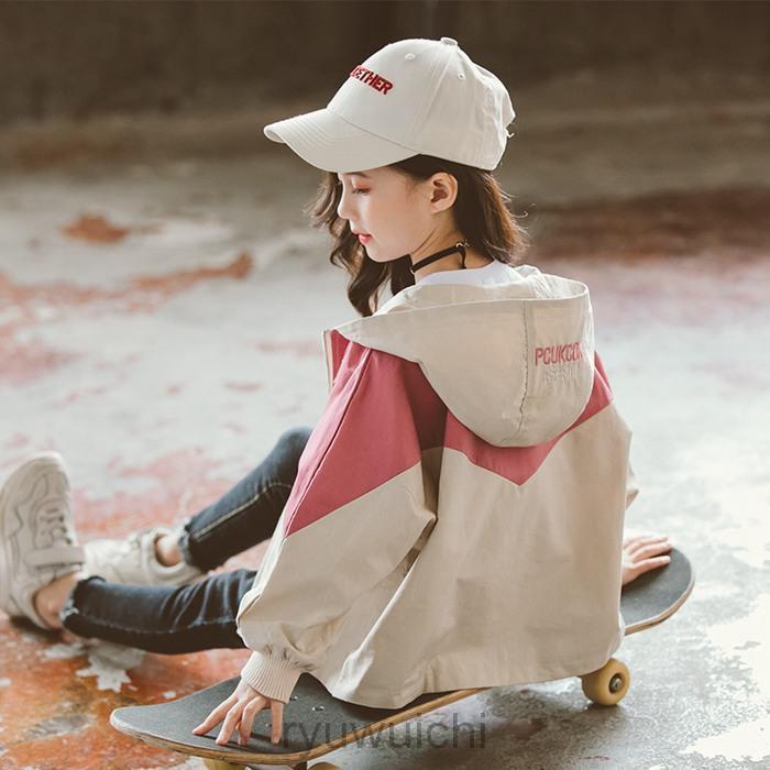 マウンテンパーカー 女の子 子供服 キッズ 子供 アウター ジャケット ウインドブレーカー コート 上着 防風 秋 春 | ブランド登録なし | 20