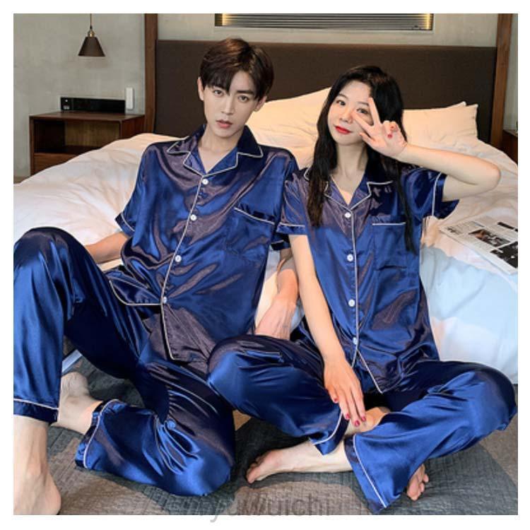 ペア パジャマ 半袖 春夏 カップル ペア ルームウェア 結婚祝い プレゼント カップル ペア パジャマ 冬 ギフト 上下 セット 部屋着 パジャマ | ブランド登録なし | 13