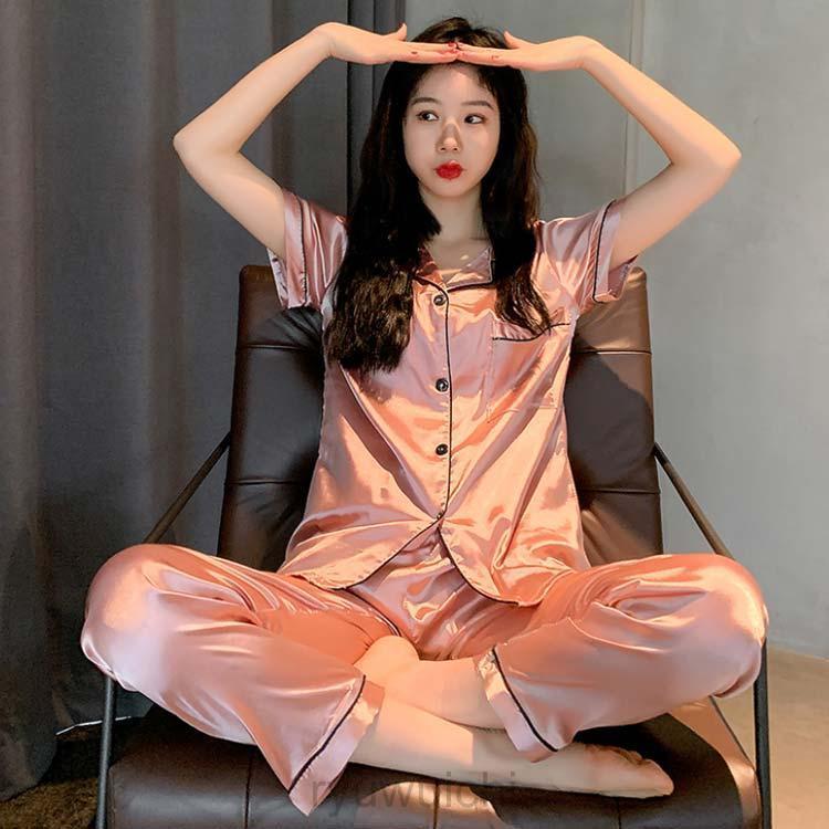 ペア パジャマ 半袖 春夏 カップル ペア ルームウェア 結婚祝い プレゼント カップル ペア パジャマ 冬 ギフト 上下 セット 部屋着 パジャマ | ブランド登録なし | 01